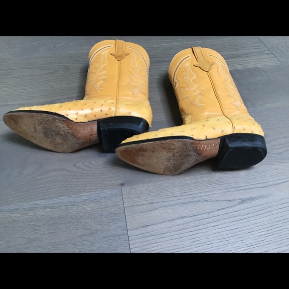 Pistolero Full-Quill Ostrich western boots. - Picture 4 of 5